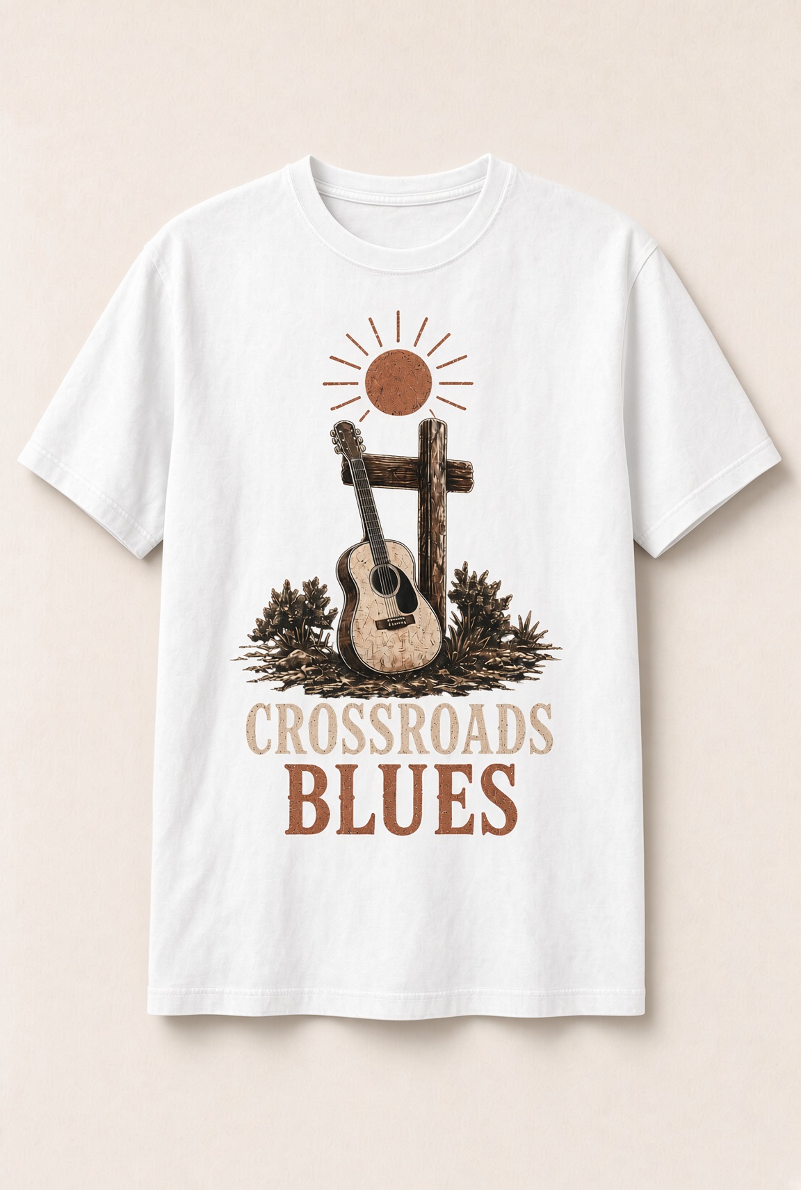 Crossroads Blues Unisex T-Shirt - Image 2